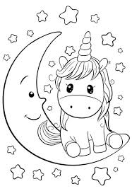 Unicornios Para Colorear E Imprimir