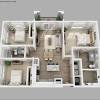 A modern bungalow house design. 1