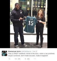 That's what happened with emmanuel acho loses a friendly twitter bet. Woodgrove High Schooler To Take Philly Eagles Linebacker To Prom News Loudountimes Com