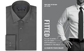 Geoffrey Beene Men S Fitted No Iron Stretch Sateen Dress Shirt Mens Shirt Dress Shirts Shirt Dress