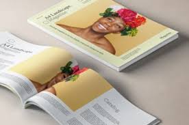 This Is Landscape Wide Psd Magazine Mockup Template To Let You Showcase Any Of Your Your Print And Editorial Design Magazine Mockup Graphic Design Flyer Mockup