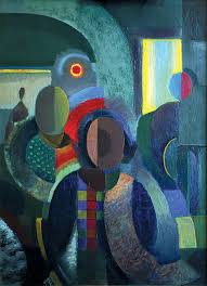 Railway Station By Alfred Reth Artist Inspiration Cubist Movement Oil On Canvas