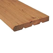 2 In X 12 In X 4 Ft Cedar Tone Pressure Treated Wood Step Tread 211693 The Home Depot Wood Stair Treads Wood Steps Wood Stairs