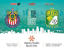 Chivas vs león, por el guardianes 2021. Chivas Guadalajara Vs Club Leon Dignity Health Sports Park
