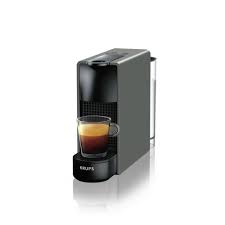 Krups nespresso inissia xn100140 pod coffee machine / white. Krups Cafetiere Nespresso Essenza Mini Xn1108 Gris Intense Expresso Cafetiere Rue Du Commerce