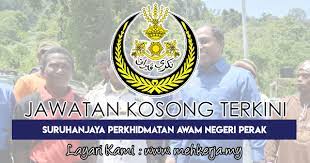 Dapatkan kerja dan jawatan kosong kerajaan dan swasta seluruh negeri di malaysia yang menawarkan gaji tinggi dan lumayaan dan setiausaha bahagian bahagian pengurusan sumber manusia, pejabat setiausaha kerajaan negeri perak, aras 3, bangunan. Jawatan Kosong Terkini Di Suruhanjaya Perkhidmatan Awam Negeri Perak 15 Mac 2018 Jawatan Kosong 2020 Kerja Kosong Terkini Job Vacancy