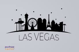 Las vegas skyline art watercolor painting, las vegas, multicolored las vegas nevada art png clipart. Svg Las Vegas Skyline Cut File 244120 Svgs Design Bundles