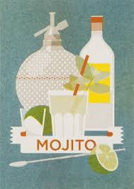 Mojito Cocktail Illustration Illustrations Posters Illustration Design
