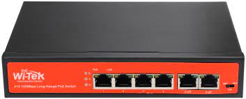 Witek 6fe+2ge+2ge uplink 250m outdoor poe switch(120w). Witek 5 Port 48v Gigabit Ports Poe Switch With 4 Port Poe Gamegear Be Improve Your Game