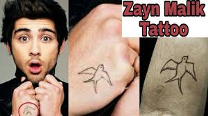 Bird Tattoo like Zayn Malik Tattoo