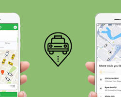 Grab and Gojek apps的圖片