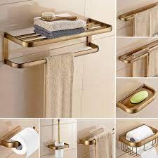 A super easy and stylish way to display your paper towel or bath tissue. Antique Brass Square Bathroom Hardware Sets Bath Accessories Wall Mounted Paper Towel Holder Bath Towel Bar Rack Kxz004 Bath Hardware Sets Aliexpress