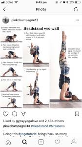Headstand W Out A Wall Fitness Headstand W Out A Wall Fitness Headstand Wallfitness Wout In 2020 Easy Yoga Workouts Headstand Yoga Yoga Poses