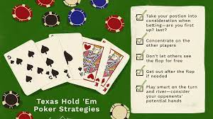 Since there is a great deal of hand options in poker, seasoned professionals in the game advise players to memorise as many hand rankings as possible. Five Easy Ways To Improve At Texas Hold Em Poker