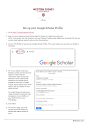 Set up your Google Scholar Profile