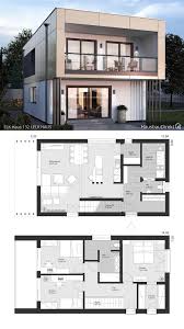 Schmales Einfamilienhaus Modern Mit Flachdach Bauen Haus Grundriss 130 Qm Gerade Treppe In 2020 Haus Grundriss Haus Fassadengestaltung