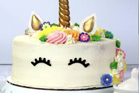 Unicorn cake topper, reusable unicorn horn, ears, eyelashes and flowers party cake decoration for birthday party, baby shower, wedding 4.7 out of 5 stars 2,042 $6.99 $ 6. Easy Diy Unicorn Birthday Cake With Flowers Better Life Blog