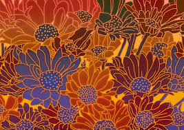 Vintage, public domain wallpaper design that includes a seamless repeating rose pattern offered in several different color variations. Floral Pattern Background 171 Free Stock Photo Public Domain Pictures