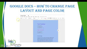 So, head to the google docs website, sign in, and open your document. Learn How You Can Change Page Layout And Background Color In Google Docs Youtube