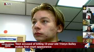 While the judge read the charges to aiden fucci, he stated that he is being charged with second degree murder or murder committed with a depraved mind but without premeditation. 13 Year Old Tristyn Bailey Was Stabbed To Death Medical Examiner Says