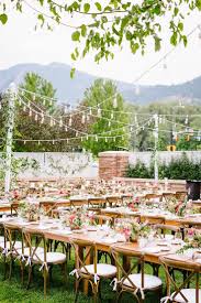 23 Beautiful Banquet Style Tables For Your Wedding Reception Wedding Table Settings Family Style Weddings Wedding Table
