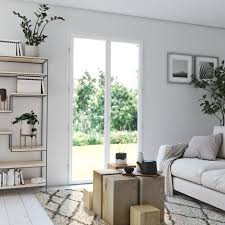 Porte Fenetre Pvc H 225 X L 120 Cm Blanc Blanc 2 Vantaux Tirant Droit Leroy Merlin
