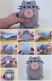 How To Make Pusheen And Donut Plush Kawaii Diy Kawaii Crafts Crafts