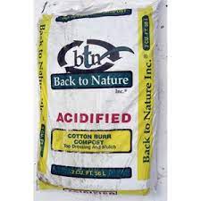 All the nature people thinking they were doing something back to nature are letting nature build its little land mines in their own back yards for possible future essential population control. Acidified Cotton Burr Compost By Back To Nature Shoal Creek Nursery Llc Austin Tx