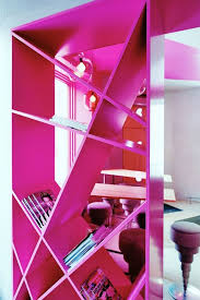 A Colorful Interior For Cafe Foam Stockholm By Note Design Studio Pink Interiors Design Cafe Design Colorful Interiors