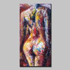 Arthyx Kunst Große Größe Hand Bemalt Abstrakten Nackte Frau Ölgemälde auf  Leinwand Wand Bilder Poster Für Wohnzimmer Hause decor|Malerei und  Kalligraphie| - AliExpress