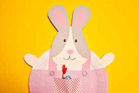 The easter period is roughly from late march to late april, with differences between eastern and western churches. Paper Plate Bunny Easter Craft Cute Easter Craft For Kids