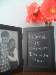  Chalkboard Paint Picture Frame All I Did Was Paint The Glass On One Side With Chalkboard Pai Diy Projects Gifts Boyfriend Picture Frame Painted Picture Frames