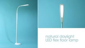 Dimmable led floor standing lamp adjustable brightness christmas party decor. Ottlite Natural Daylight Led Flex Floor Lamp White Matte P9300c Best Buy