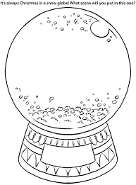 Try all worksheets in every little child loves coloring things. Snow Globe Coloring Page Coloring Home