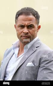 Jason Robinson former Sale and England star before the Gallagher  Premiership Play-Off Semi-Final match Sale Sharks vs Leicester Tigers at AJ  Bell Stadium, Eccles, United Kingdom, 14th May 2023 (Photo by Steve