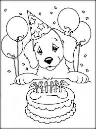 Dog Birthday Coloring Pages Dog Birthday Coloring Pages At Getdrawings In 2020 Birthday Coloring Pages Abstract Coloring Pages Happy Birthday Coloring Pages