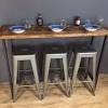I recently had a walnut, edge up butchers block counter installed on my kitchen island. 1