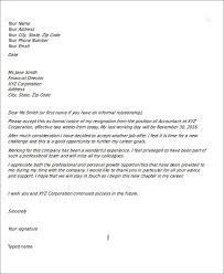 Free 4 Resignation Letter With Reason Samples In Pdf Ms Word