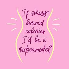 If Stress Burned Calories I D Be A Supermodel Funny Handwritten Motivational Quote Stock Illustration Illustration Of Loveliness Elegance 114109783