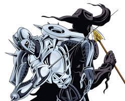 King crimson to king crimson requiem when used on a stand that cannot evolve to a requiem, the arrow it will say: Silver Chariot Requiem Wallpapers Wallpaper Cave