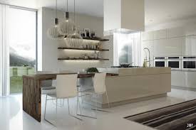 Cocina moderna con diseño de color blanco. Mesas De Cocina O Comedor De Diseno Moderno Tendencias Con Imagenes Mesas De Cocina Islas De Cocina Cocinas