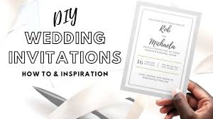 As an added bonus, we had a beautiful high fashion bride. Diy Wedding Invitations Canva Tutorial Youtube