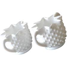 Milk glass hobnail was one of their most successful lines with every imaginable item produced. 68 Vintage Cream And Sugar Ideas Cream And Sugar Creamer Vintage