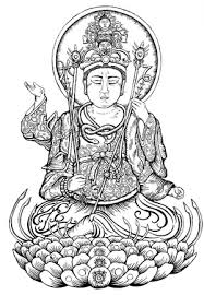 This gorgeous mindfulness colouring page shows buddha sitting in from of a stylised leaf from the bodhi tree, and is an intricate design that older children and adults will. Buddha Coloring Sheets