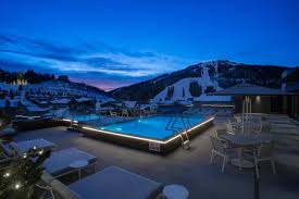Bridge plaza connection to the inn. Goldener Hirsch Park City Updated 2021 Prices