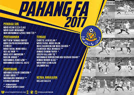 Senarai Pemain Pahang 2017 Sembang Bolaa