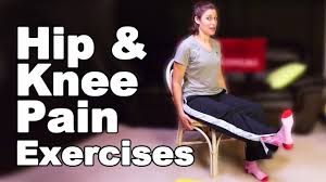 If your hip pain doesn't improve with simple medications such as paracetamol and ibuprofen, and a mixture of rest and gentle exercises, you lessen the strain on your hip at work by finding a comfortable sitting position. Hip Pain Knee Pain Exercises Seated Ask Doctor Jo Youtube