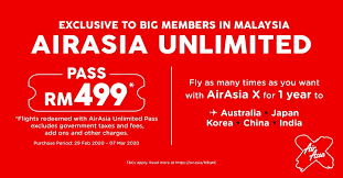 Get 30% discount on domestic & international flight booking. Airasia Unlimited Pass All You Can Fly For A Year Airasia Newsroom