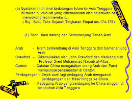 Juga tidak kurang pentingnya kerana ia juga saling berkait rapat antara satu. Bab 7 Islam Di Asia Tenggara Kedatangan Islam