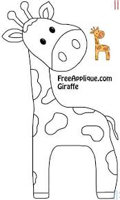 Oyuncak Zurafa Yapmak Sablonlu Makalepark Com Ortu Desenleri Aplike Sablonlari Zurafa